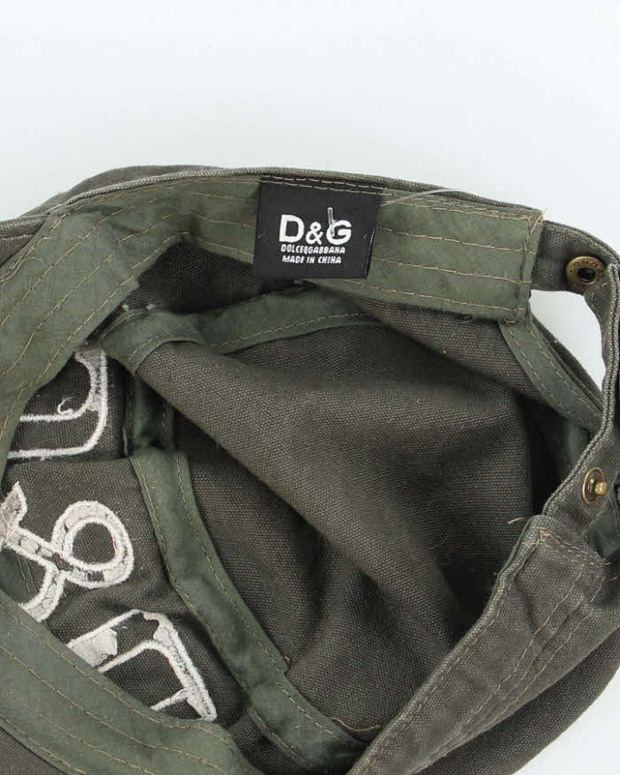 Vintage Dolce & Gabbana Military Style Cap - OS