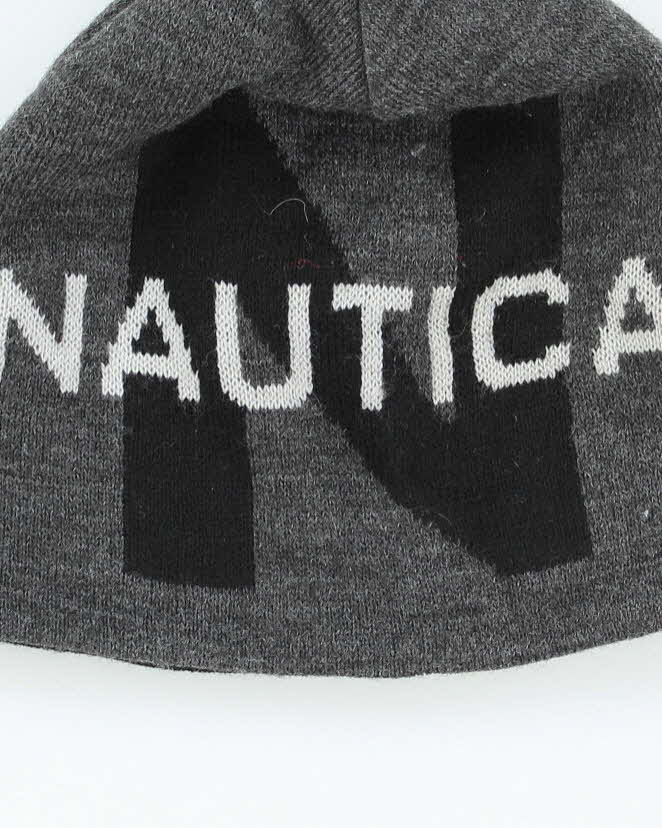 Vintage Y2K Nautica Spell Out Toque Beanie - OS