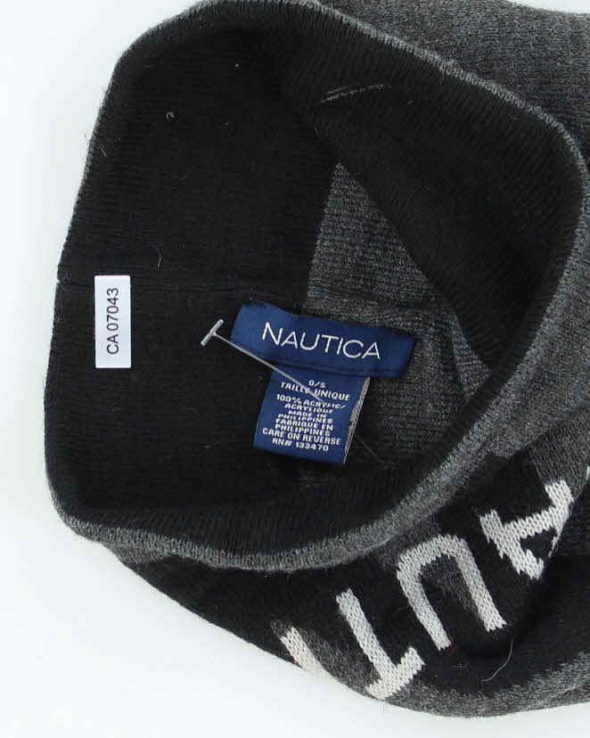 Vintage Y2K Nautica Spell Out Toque Beanie - OS