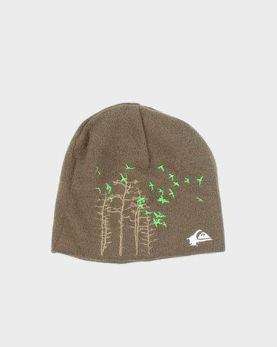 Vintage Y2K Quiksilver Reversible Toque Beanie - OS