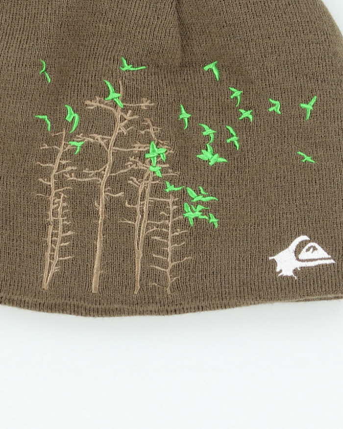 Vintage Y2K Quiksilver Reversible Toque Beanie - OS