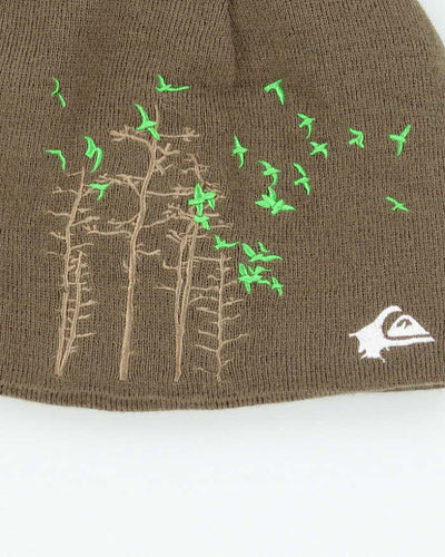 Vintage Y2K Quiksilver Reversible Toque Beanie - OS