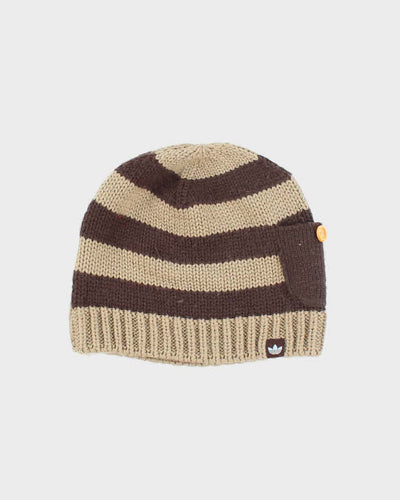 Vintage Y2K Adidas Striped Toque Beanie - OS