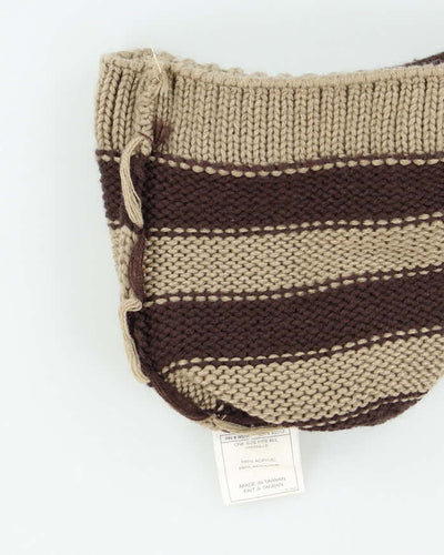 Vintage Y2K Adidas Striped Toque Beanie - OS