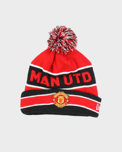 Vintage Manchester United FC New Era Bobble Beanie - OS