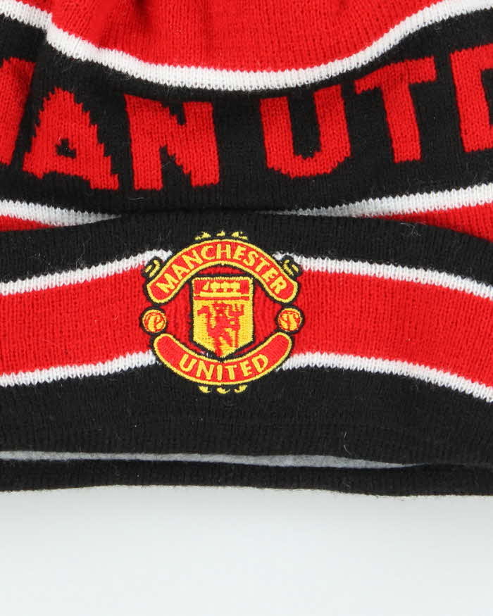 Vintage Manchester United FC New Era Bobble Beanie - OS