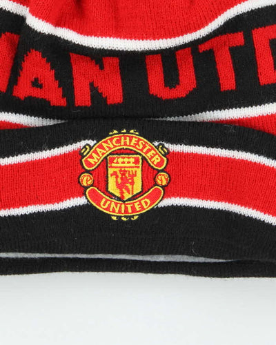 Vintage Manchester United FC New Era Bobble Beanie - OS