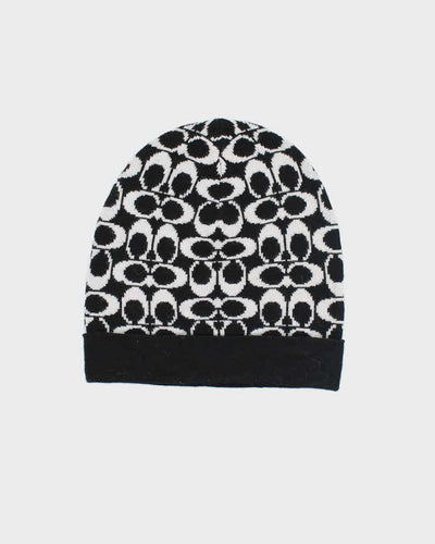 Vintage 2000's Coach Monogram Logo Beanie - OS