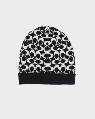 Vintage 2000's Coach Monogram Logo Beanie - OS
