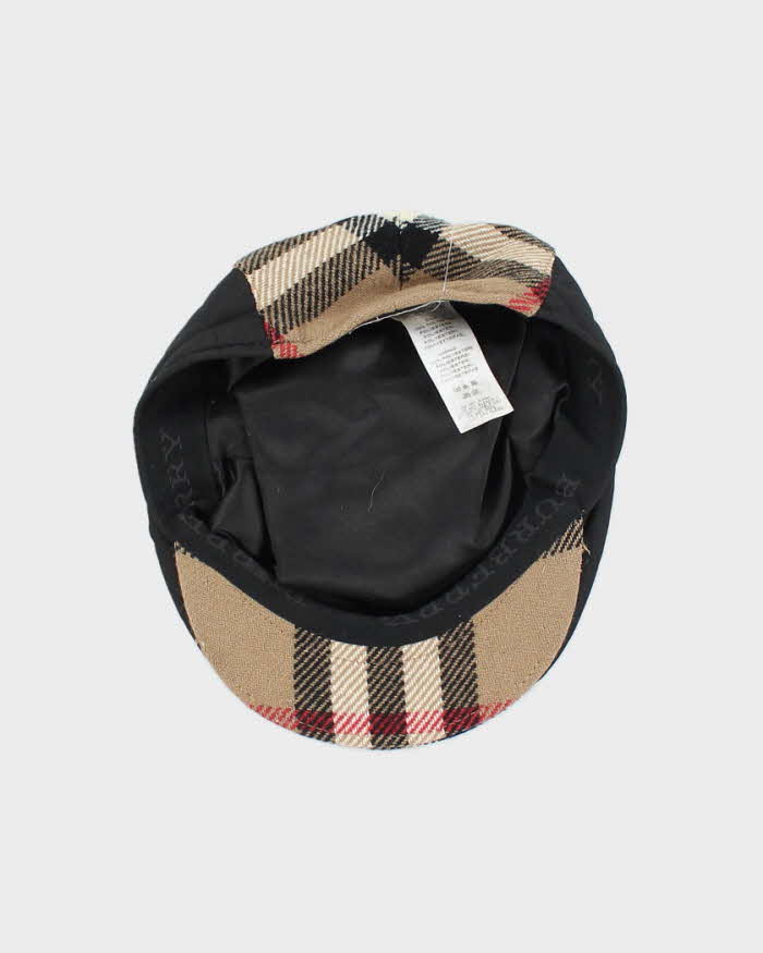 Vintage Y2K Burberry Novacheck Flat Cap - S