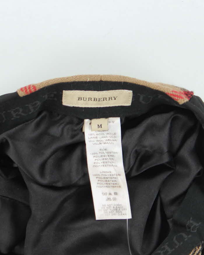 Vintage Y2K Burberry Novacheck Flat Cap - S