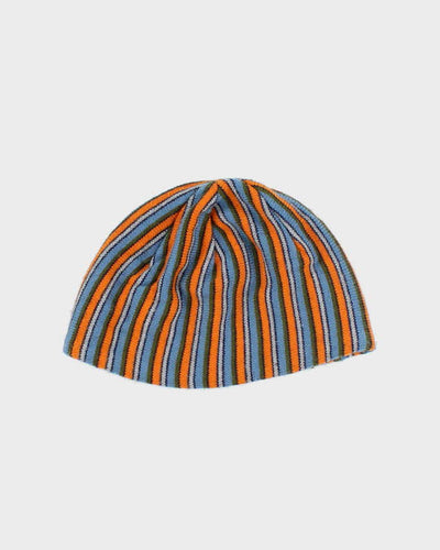 Vintage 90's Burton Striped Small Logo Toque Beanie - OS