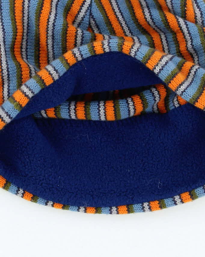 Vintage 90's Burton Striped Small Logo Toque Beanie - OS