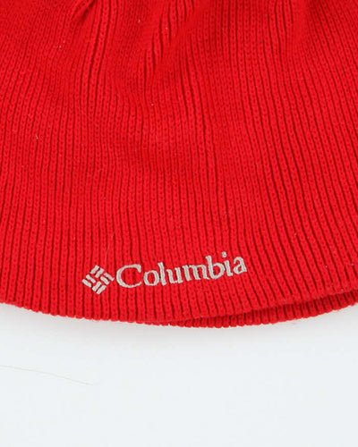 Vintage 2000's Columbia Small Logo Ribbed Toque Beanie - OS