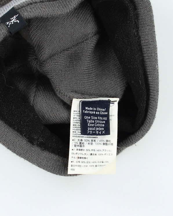 Vintage 2000's Arc'teryx Striped Toque Beanie - OS