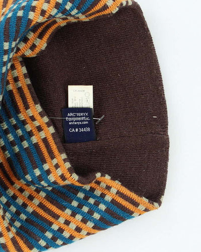 Vintage 2000's Arc'teryx Striped Insulated Toque Beanie - OS