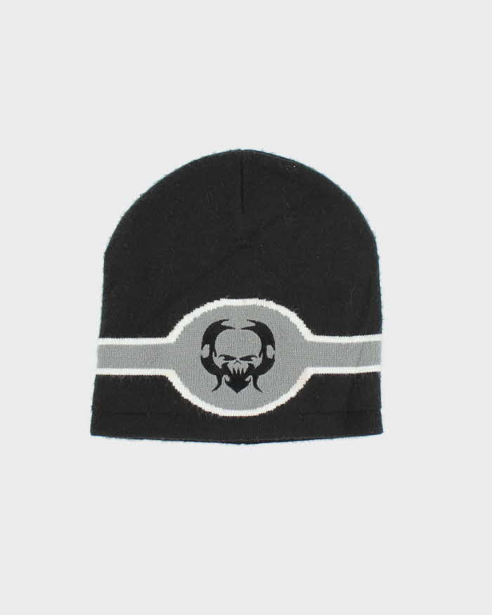 Vintage 2000's Gothic Embroidered Toque Beanie - OS