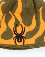 Vintage 2000's Spyder Flames Insulated Toque Beanie - OS