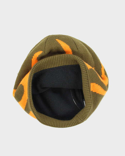 Vintage 2000's Spyder Flames Insulated Toque Beanie - OS