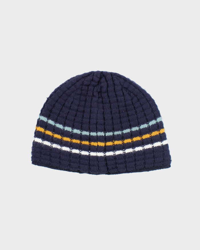 Vintage Y2K Quiksilver Striped Insulated Toque Beanie - OS