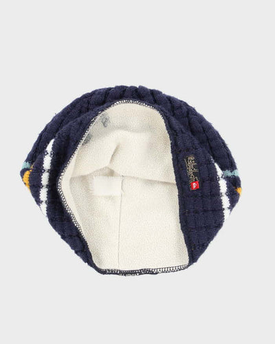 Vintage Y2K Quiksilver Striped Insulated Toque Beanie - OS