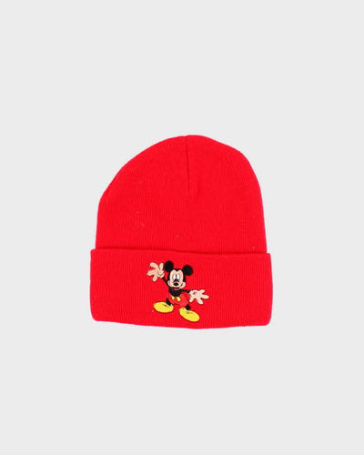 Vintage 90's Disney Mickey Mouse Watch Beanie - OS