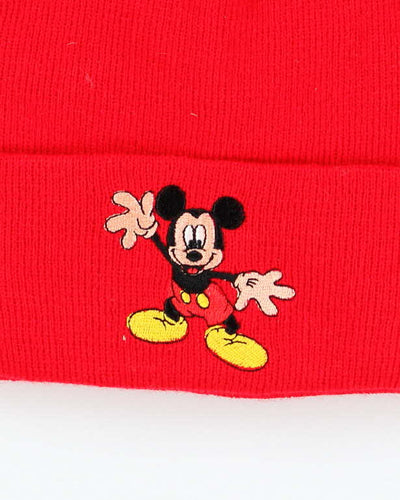 Vintage 90's Disney Mickey Mouse Watch Beanie - OS