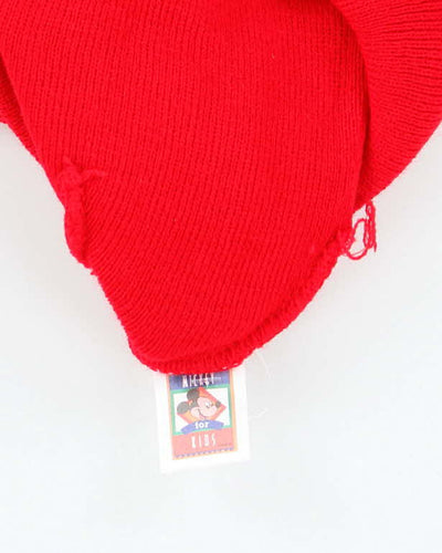 Vintage 90's Disney Mickey Mouse Watch Beanie - OS