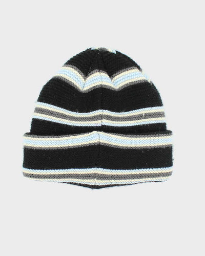 Vintage Stussy Striped Embroidered Watch Beanie - OS