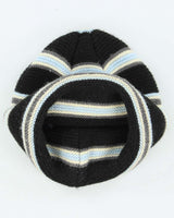 Vintage Stussy Striped Embroidered Watch Beanie - OS