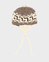 Vintage 80's Cowichan Patterned Wool Toggle Beanie - OS