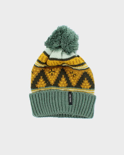 Vintage 2000's Arc'teryx Patterned Bobble Beanie - OS