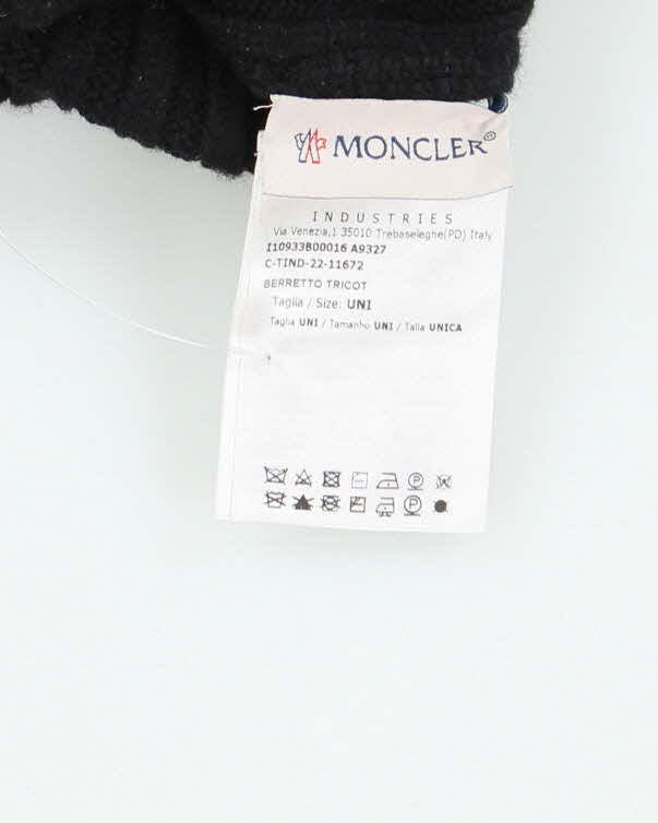 Vintage 2000's Moncler Heavyweight Ribbed Beanie - S