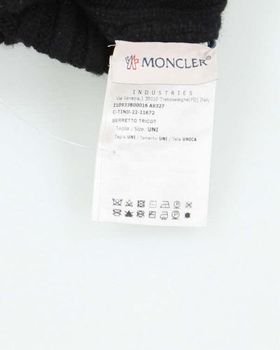Vintage 2000's Moncler Heavyweight Ribbed Beanie - S