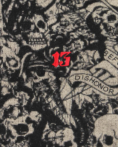 Vintage Y2K Ed Hardy All Over Print Balaclava - OS