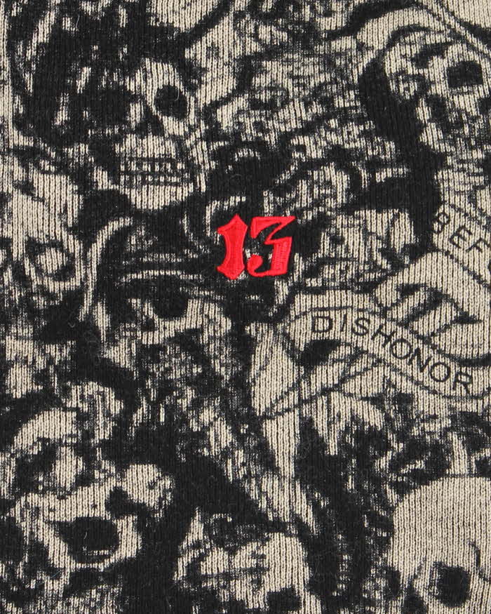 Vintage Y2K Ed Hardy All Over Print Balaclava - OS