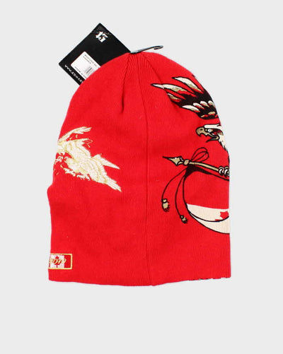 Vintage Y2K DSWT Ed Hardy Eagle Graphic Print Balaclava - OS