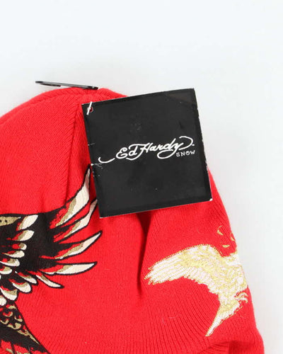 Vintage Y2K DSWT Ed Hardy Eagle Graphic Print Balaclava - OS