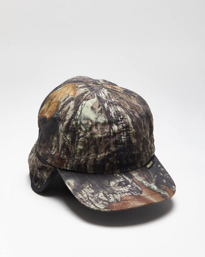 Vintage 90's Inuslated Real Tree Camouflage Ear Flaps Cap - OS