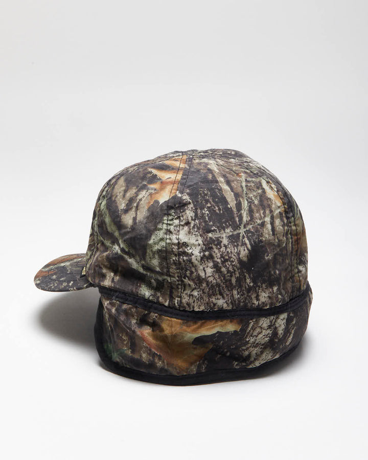 Vintage 90's Inuslated Real Tree Camouflage Ear Flaps Cap - OS