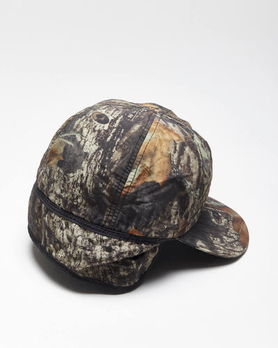 Vintage 90's Inuslated Real Tree Camouflage Ear Flaps Cap - OS
