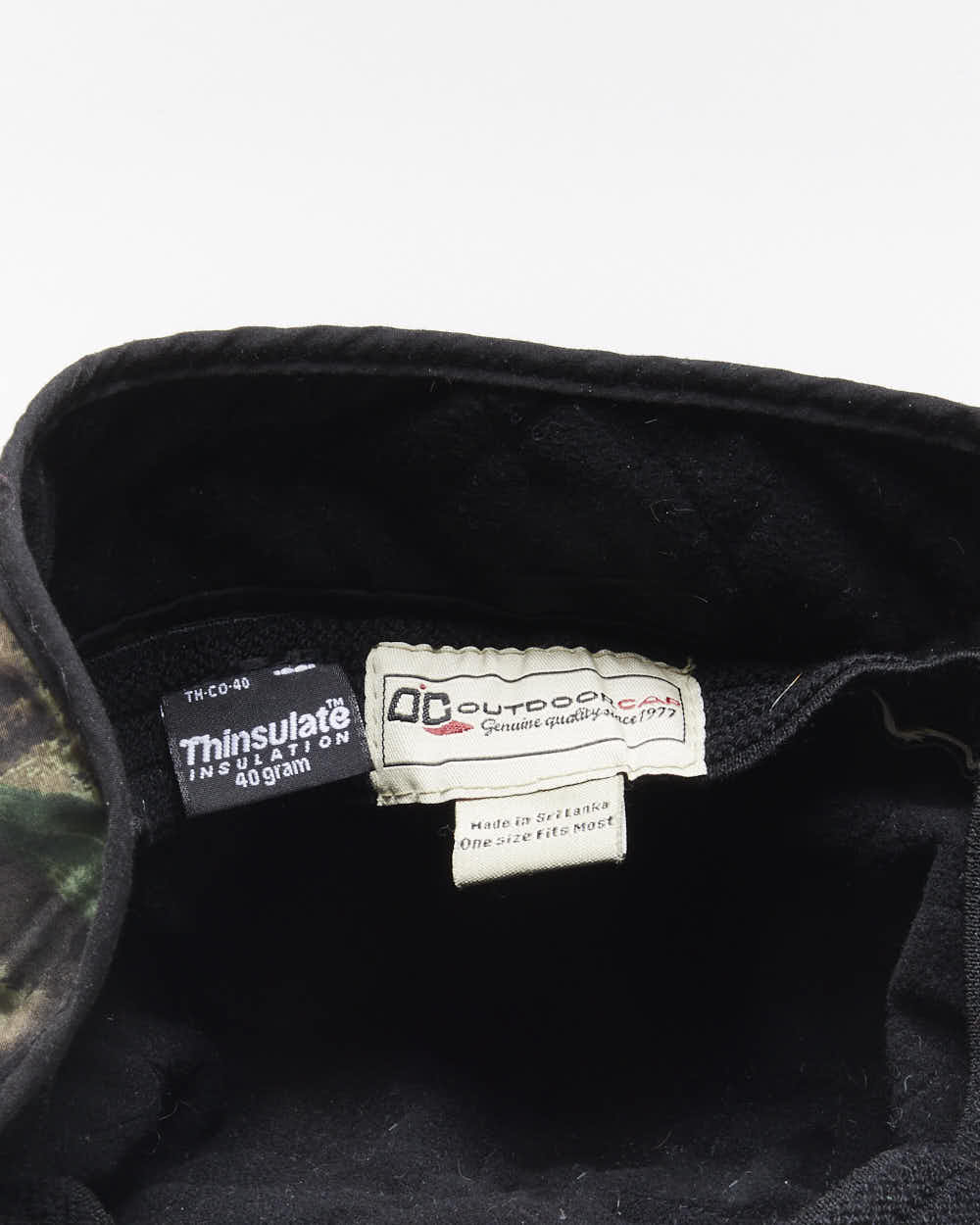 Vintage 90's Inuslated Real Tree Camouflage Ear Flaps Cap - OS