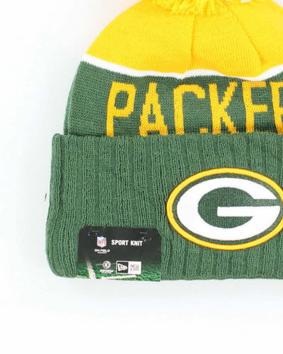 Vintage DSWT Green Bay Packers New Era Bobble Beanie - OS