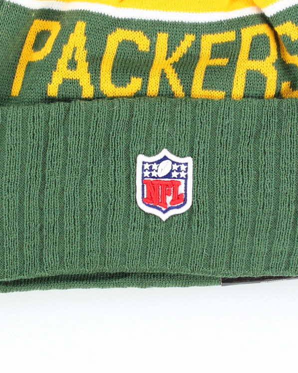 Vintage DSWT Green Bay Packers New Era Bobble Beanie - OS