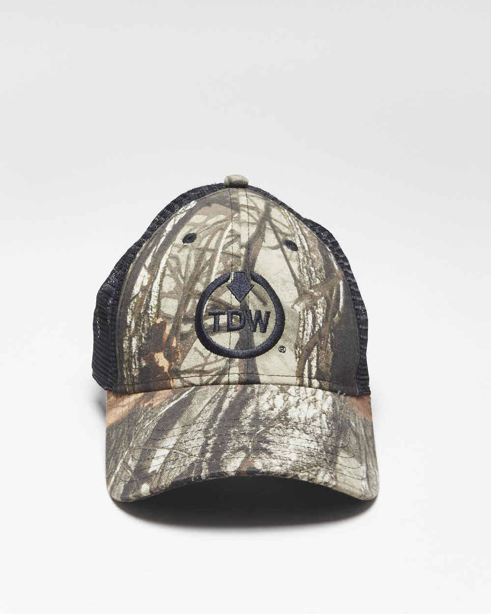 Vintage Y2K Embroidered Real Tree Camouflage Trucker Cap - OS