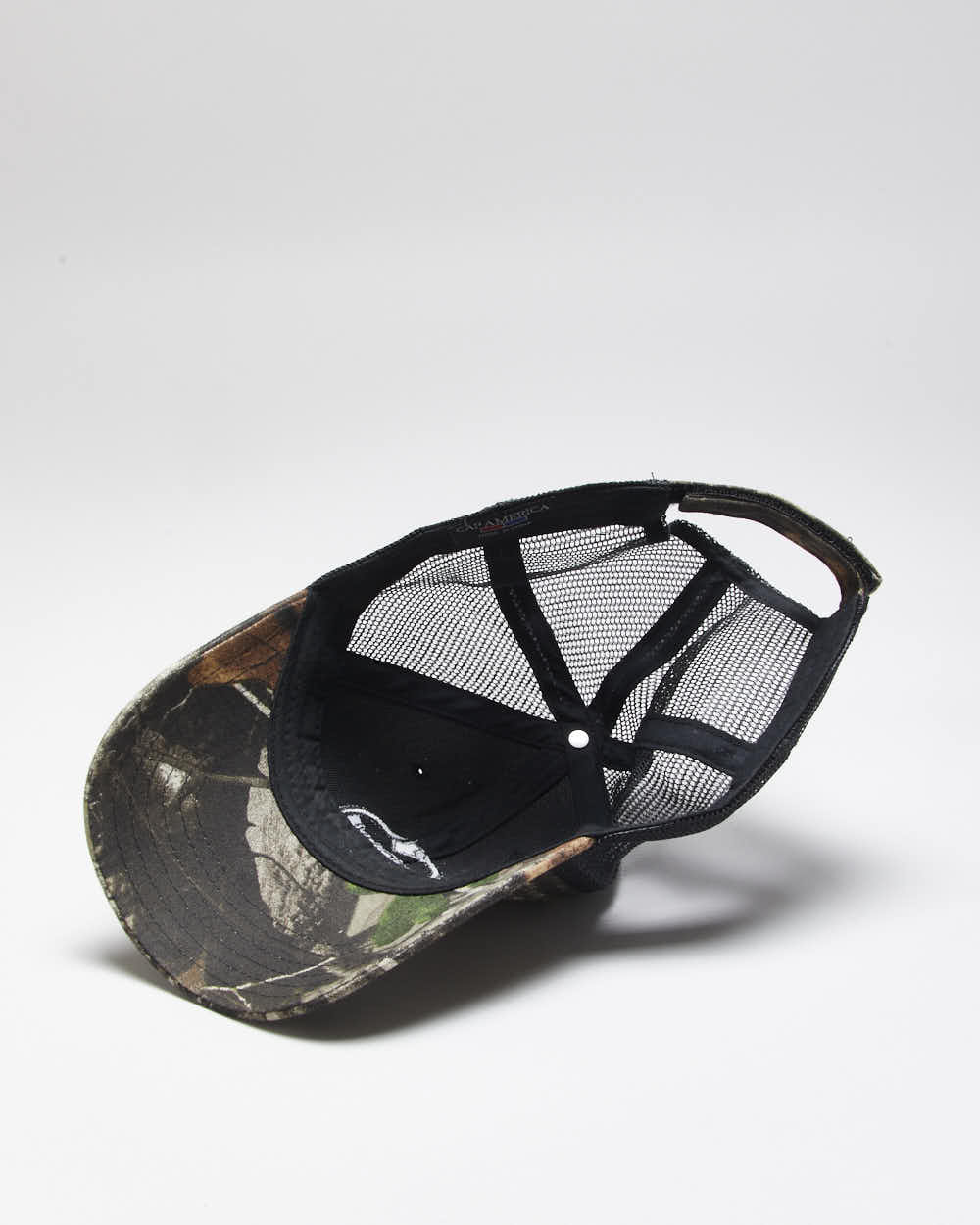 Vintage Y2K Embroidered Real Tree Camouflage Trucker Cap - OS