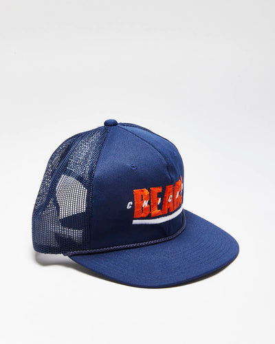 Vintage 90's Chicago Bears Embroidered Trucker Cap - OS