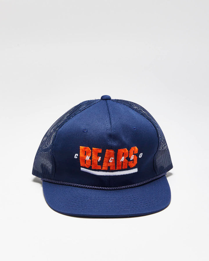 Vintage 90's Chicago Bears Embroidered Trucker Cap - OS