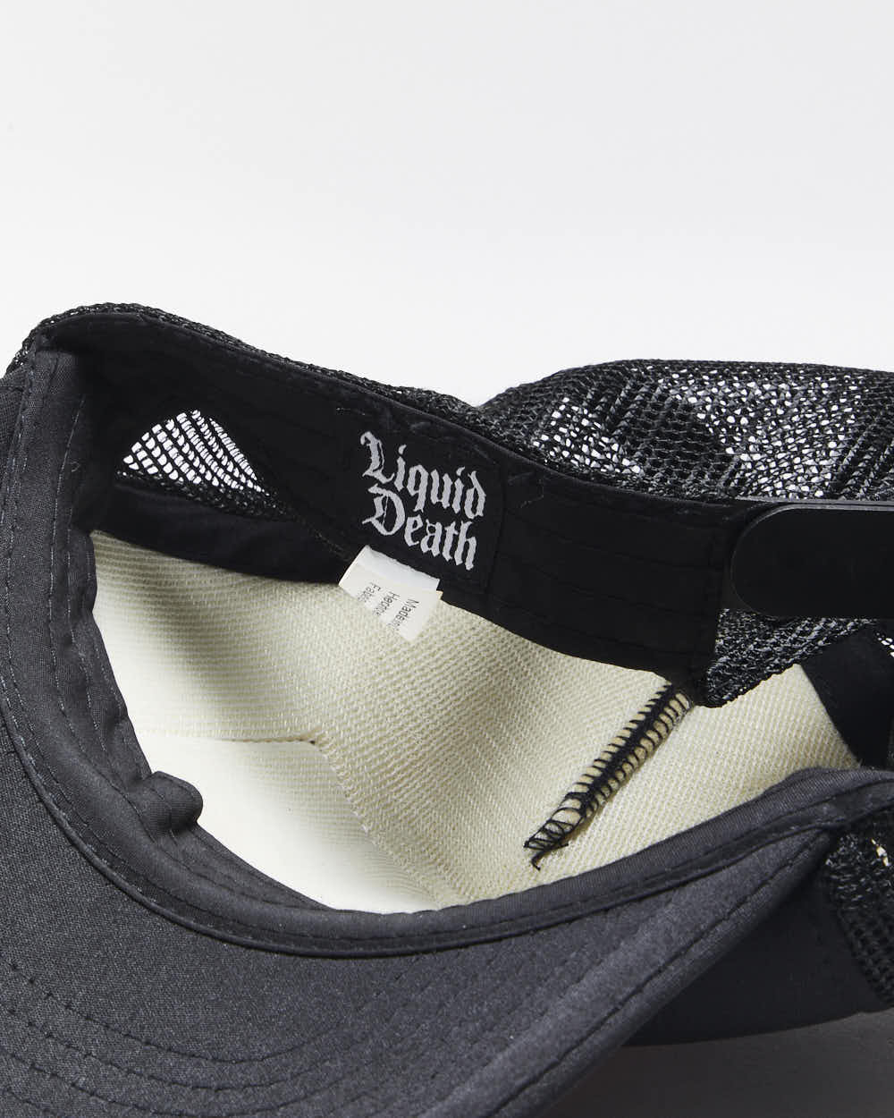 Liquid Death Promotional Embroidered Trucker Cap - OS