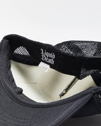 Liquid Death Promotional Embroidered Trucker Cap - OS